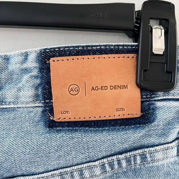 AG® Adriano Goldshmied Alexxis Jean Shorts in 23 Years Facade Patched, 32, NWT - Picture 9 of 11